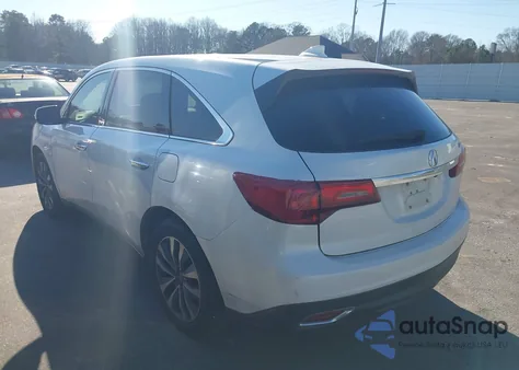 2014 Acura Mdx Technology Package z USA, uszkodzony, nr VIN 5FRYD3H49EB011795